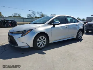 2021 Toyota Corolla LE with VIN 5YFEPMAE8MP242694, listed as a Copart auction lot 74458304 with 67,424 mi miles and Salvage Title. Bid and sale history available at carsss.com. Image 1.