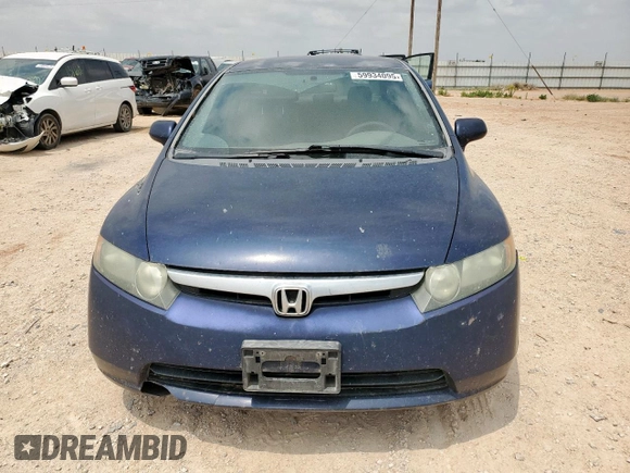 2006 Honda Civic LX z VIN 1HGFA165X6L031877, wystawiony jako Copart lot #59934095 z przebiegiem 187 365 mil mil oraz Czysty tytuł • Clean title. Historia ofert i sprzedaży dostępna na DreamBid. Obrazek 5.