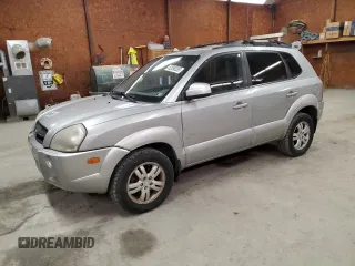2007 Hyundai Tucson SE with VIN KM8JN72D87U594009, listed as a Copart auction lot 52098285 with 203,570 mi miles and Salvage Title. Bid and sale history available at carsss.com. Image 1.