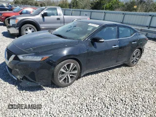 2021 Nissan Maxima SV with VIN 1N4AA6CV3MC514737, listed as a Copart auction lot 49444635 with 84,548 mi miles and Salvage title. Bid and sale history available at DreamBid. Image 1.
