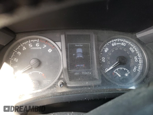 2018 Toyota Tacoma SR with VIN 3TMCZ5ANXJM175106, listed as a Copart auction lot 75247994 with 70,347 mi miles and Salvage Title. Bid and sale history available at carsss.com. Image 9.