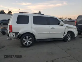 2012 Honda Pilot Touring with VIN 5FNYF3H9XCB011244, listed as a Copart auction lot 41793605 with 62,198 mi miles and Salvage Title. Bid and sale history available at carsss.com. Image 3.
