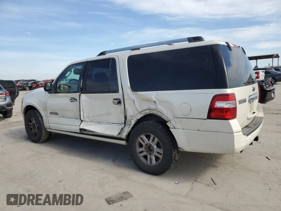 2008 Ford Expedition EL Limited with VIN 1FMFK19568LA08229, listed as a Copart auction lot 46270935 with 218,131 mi miles and Salvage Title. Bid and sale history available at carsss.com. Image 2.