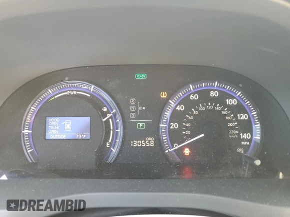 2012 Lexus HS with VIN JTHBB1BA5C2049085, listed as a Copart auction lot 80085624 with 130,558 mi miles and Salvage Title. Bid and sale history available at carsss.com. Image 9.