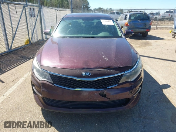 2017 Kia Optima LX with VIN 5XXGT4L33HG163285, listed as a IAAI auction lot 41802193 with 122,159 mi miles. Bid and sale history available at carsss.com. Image 12.