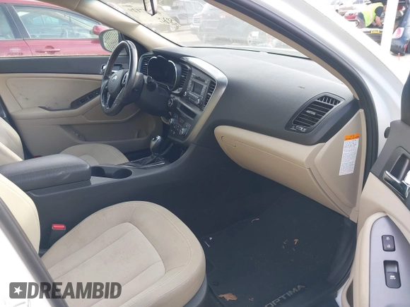 2012 Kia Optima Hybrid with VIN KNAGM4AD9C5011658, listed as a IAAI auction lot 42197129 with 142,977 mi miles. Bid and sale history available at carsss.com. Image 5.