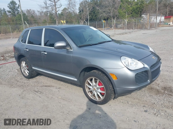 2006 Porsche Cayenne Turbo with VIN WP1AC29P16LA90966, listed as a IAAI auction lot 41498849 with 147,414 mi miles. Bid and sale history available at carsss.com. Image 1.