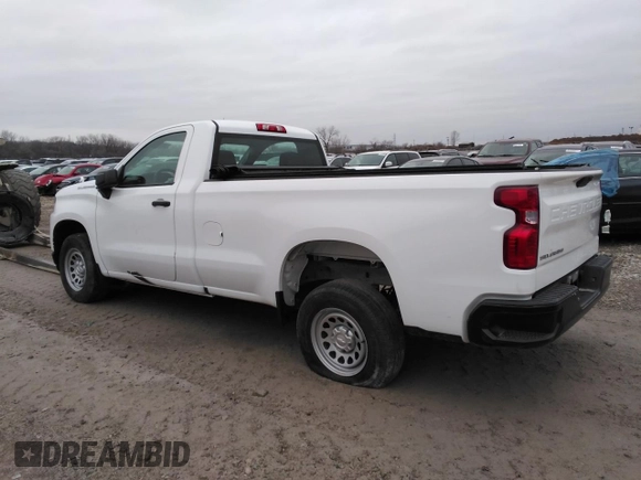 2021 Chevrolet Silverado 1500 Work Truck with VIN 3GCNWAEH9MG272119, listed as a Copart auction lot 84178824 with 126,233 mi miles and Salvage Title. Bid and sale history available at carsss.com. Image 2.