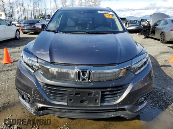 2020 Honda HR-V EX with VIN 3CZRU6H58LM707244, listed as a Copart auction lot 49673355 with 0 mi miles and Salvage Title. Bid and sale history available at carsss.com. Image 5.