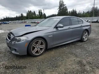 2014 BMW 5 Series 535i xDrive with VIN WBA5B3C53ED531571, listed as a Copart auction lot 57112835 with 152,890 mi miles and Salvage title. Bid and sale history available at DreamBid. Image 1.