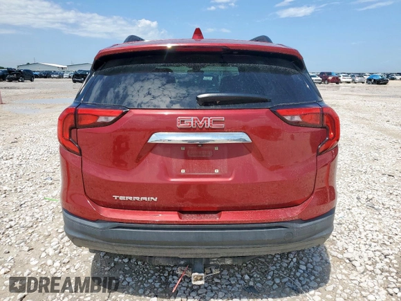 2020 GMC Terrain SLE with VIN 3GKALMEV6LL207236, listed as a Copart auction lot 60045325 with 79,616 mi miles and Salvage title. Bid and sale history available at DreamBid. Image 6.