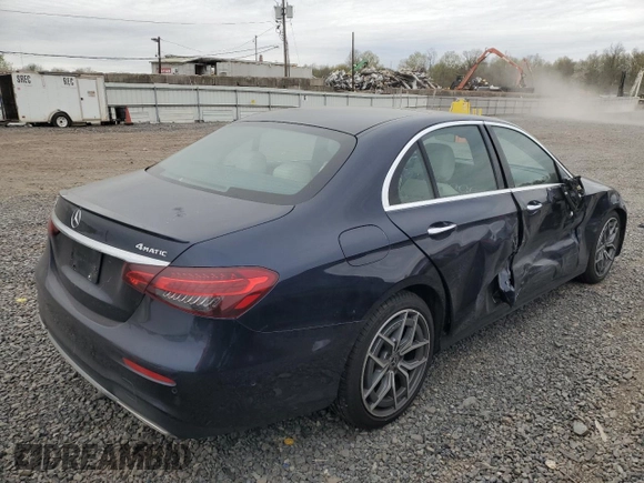2021 Mercedes-Benz E-Class E 350 with VIN W1KZF8EB0MA908193, listed as a Copart auction lot 53464945 with 46,791 mi miles and Salvage Title. Bid and sale history available at carsss.com. Image 3.