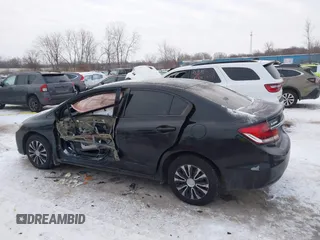 2015 Honda Civic LX with VIN 2HGFB2F5XFH556342, listed as a IAAI auction lot 41307202 with 77,159 mi miles and . Bid and sale history available at DreamBid. Image 14.