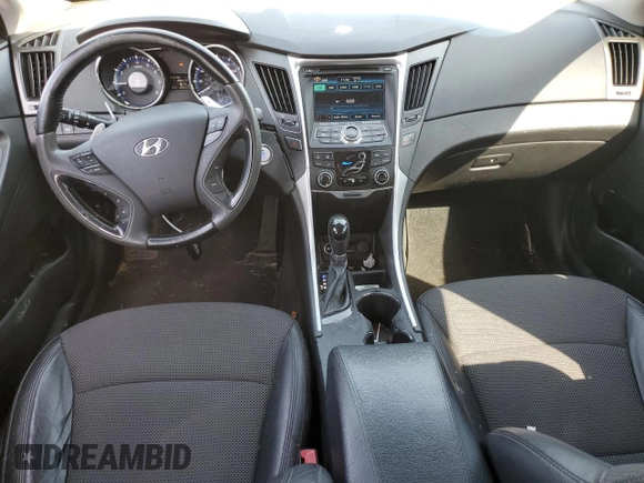 2012 Hyundai Sonata SE with VIN 5NPEC4AB7CH411987, listed as a Copart auction lot 55461465 with 163,438 mi miles and Salvage Title. Bid and sale history available at carsss.com. Image 8.