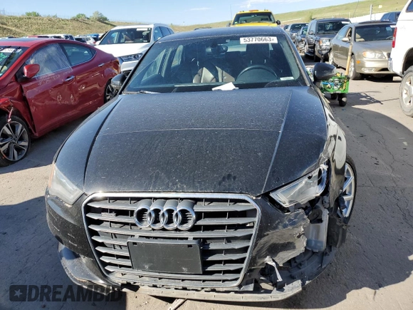 2015 Audi A3 2.0T Premium Plus with VIN WAUEFGFF3F1116155, listed as a Copart auction lot 53770663 with 75,584 mi miles. Bid and sale history available at carsss.com. Image 5.
