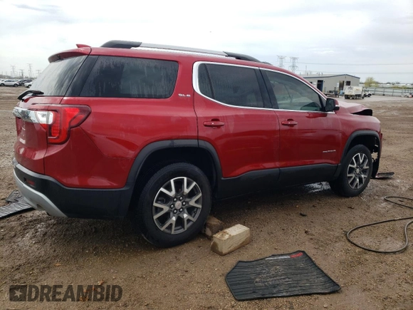 2021 GMC Acadia SLE z VIN 1GKKNKLA8MZ160773, wystawiony jako Copart lot #52889175 z przebiegiem 49 490 mil mil oraz Czysty tytuł • Clean title. Historia ofert i sprzedaży dostępna na DreamBid. Obrazek 3.