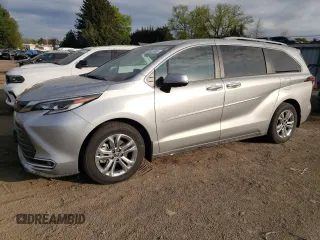 2023 Toyota Sienna Platinum with VIN 5TDESKFC5PS079072, listed as a Copart auction lot 53603985 with 45,654 mi miles and Salvage Title. Bid and sale history available at DreamBid. Image 1.