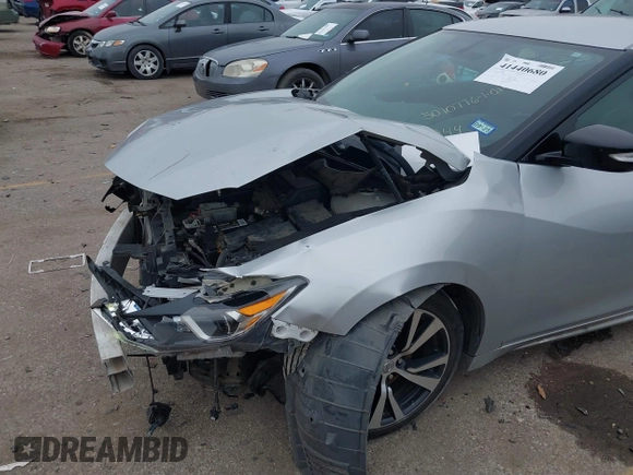 2017 Nissan Maxima SV with VIN 1N4AA6AP2HC416244, listed as a IAAI auction lot 41440680 with 116,233 mi miles and . Bid and sale history available at DreamBid. Image 6.