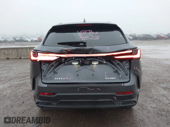 2023 Lexus NX with VIN 2T2GDCAZ3PC005691, listed as a IAAI auction lot 41466962 with 26,289 mi miles. Bid and sale history available at carsss.com. Image 17.