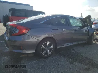 2020 Honda Civic Sedan LX with VIN 2HGFC2F69LH514083, listed as a Copart auction lot 48256985 with 78,900 mi miles and Salvage Title. Bid and sale history available at carsss.com. Image 3.