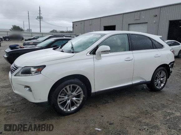 2014 Lexus RX 450h with VIN JTJZB1BA6E2009808, listed as a Copart auction lot 70686484 with 121,225 mi miles and Salvage title. Bid and sale history available at DreamBid. Image 1.