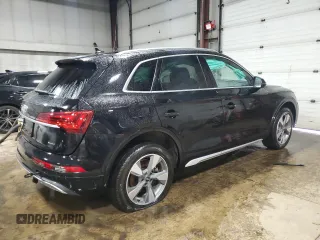 2024 Audi Q5 Premium Plus with VIN WA1BBAFY6R2017287, listed as a Copart auction lot 49304225 with 13,313 mi miles and Salvage title. Bid and sale history available at DreamBid. Image 3.