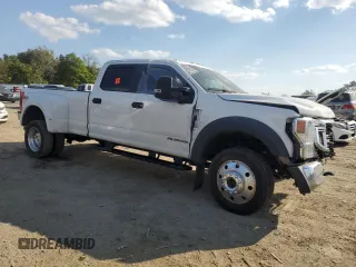 2022 Ford Super Duty F-450 DRW XL with VIN 1FT8W4DT1NEE33642, listed as a Copart auction lot 86196134 with 0 mi miles and Salvage Title. Bid and sale history available at carsss.com. Image 4.