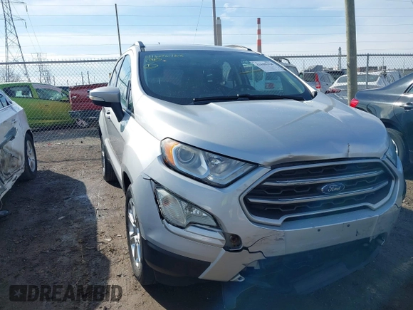 2018 Ford EcoSport SE with VIN MAJ3P1TE0JC205751, listed as a IAAI auction lot 41696168 with 97,166 mi miles. Bid and sale history available at carsss.com. Image 1.