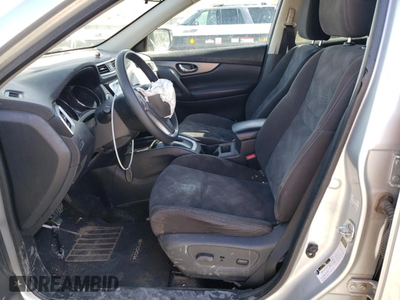 2015 Nissan Rogue SV with VIN KNMAT2MV3FP562410, listed as a Copart auction lot 53852655 with 109,225 mi miles and Salvage Title. Bid and sale history available at DreamBid. Image 7.