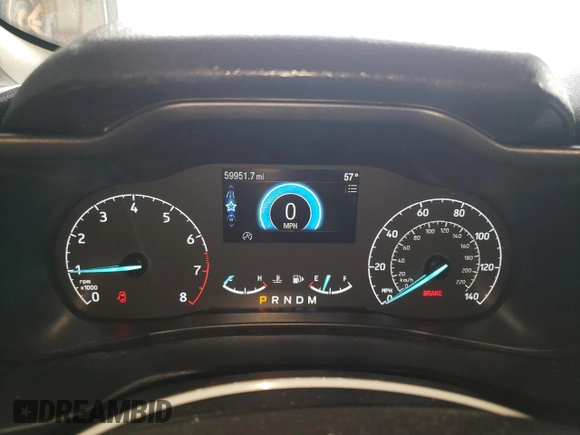 2022 Ford Transit Connect XLT with VIN NM0GE9F25N1515717, listed as a Copart auction lot 57802005 with 59,951 mi miles and Clean title. Bid and sale history available at DreamBid. Image 9.