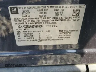2018 Chevrolet Equinox LT with VIN 3GNAXJEV0JS526656, listed as a Copart auction lot 52556925 with 110,973 mi miles and Salvage Title. Bid and sale history available at carsss.com. Image 13.