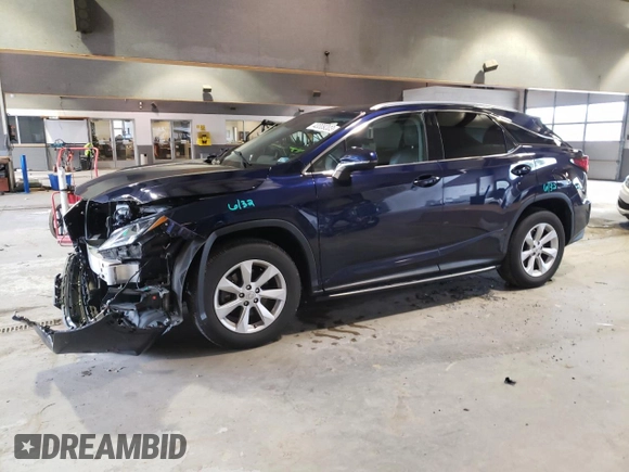 2017 Lexus RX with VIN 2T2BZMCAXHC093004, listed as a Copart auction lot 43009203 with 36,823 mi miles. Bid and sale history available at carsss.com. Image 1.