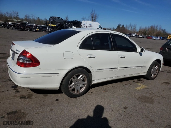 2007 Mercedes-Benz E-Class 3.0L with VIN WDBUF22X87B091246, listed as a Copart auction lot 46310615 with 142,460 mi miles and Salvage Title. Bid and sale history available at carsss.com. Image 3.