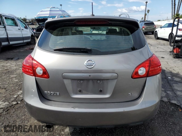 2009 Nissan Rogue SL with VIN JN8AS58T09W324557, listed as a Copart auction lot 42352055 with Not Provided miles and Salvage Title. Bid and sale history available at DreamBid. Image 6.