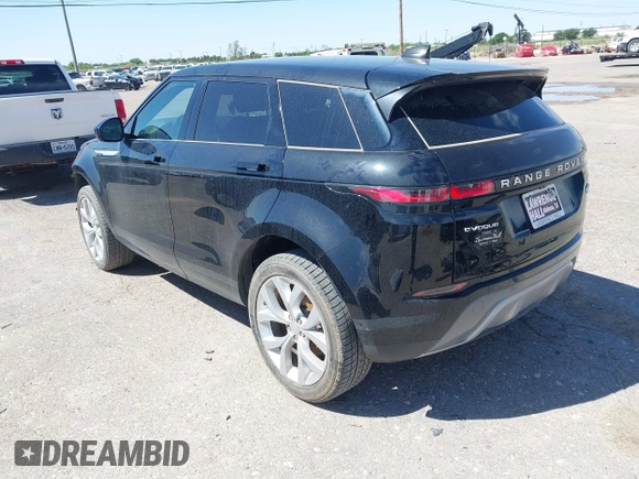 2020 Land Rover Range Rover Evoque SE with VIN SALZP2FX8LH077135, listed as a IAAI auction lot 42160954 with 68,541 mi miles and . Bid and sale history available at DreamBid. Image 3.