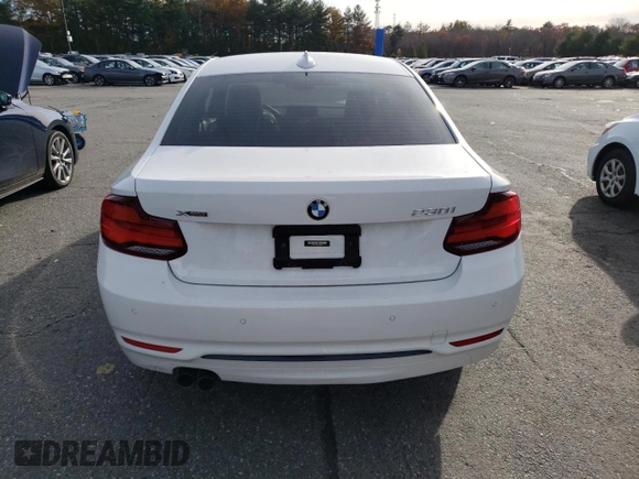 2020 BMW 2 Series 230i xDrive with VIN WBA2J3C02L7D85978, listed as a Copart auction lot 75783873 with 36,270 mi miles. Bid and sale history available at carsss.com. Image 6.