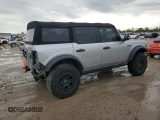 2022 Ford Bronco with VIN 1FMEE5DP0NLA72068, listed as a Copart auction lot 50737275 with 26,328 mi miles and Salvage Title. Bid and sale history available at carsss.com. Image 3.
