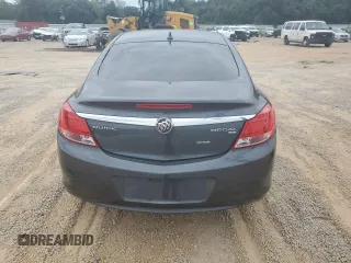 2011 Buick Regal CXL RL2 with VIN 2G4GP5EC8B9196834, listed as a Copart auction lot 74107594 with Not provided miles and Salvage title. Bid and sale history available at DreamBid. Image 6.