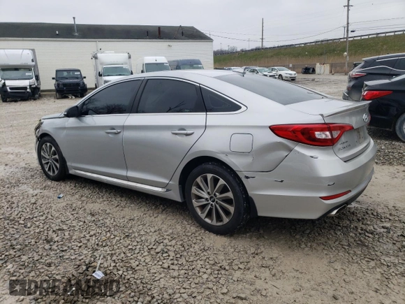 2016 Hyundai Sonata Sport with VIN 5NPE34AF5GH391425, listed as a Copart auction lot 52897415 with 62,761 mi miles and Clean Title. Bid and sale history available at DreamBid. Image 2.