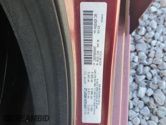 2011 Chrysler 200 Limited with VIN 1C3BC2FB3BN594937, listed as a Copart auction lot 48230555 with 158,382 mi miles and Salvage Title. Bid and sale history available at carsss.com. Image 12.