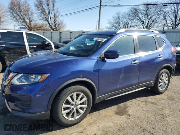 2019 Nissan Rogue SV with VIN KNMAT2MT3KP511594, listed as a Copart auction lot 50556355 with 110,924 mi miles and Salvage Title. Bid and sale history available at DreamBid. Image 1.