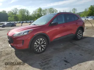 2020 Ford Escape SE Sport Hybrid with VIN 1FMCU9BZ4LUB54527, listed as a Copart auction lot 57207305 with 76,628 mi miles and Salvage title. Bid and sale history available at DreamBid. Image 1.