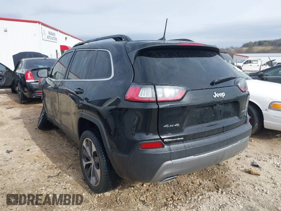 2022 Jeep Cherokee Limited with VIN 1C4PJMDX7ND502983, listed as a IAAI auction lot 41688290 with 29,491 mi miles and . Bid and sale history available at DreamBid. Image 3.