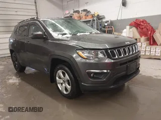 2018 Jeep Compass Altitude with VIN 3C4NJDBB6JT187581, listed as a IAAI auction lot 41542689 with 126,147 mi miles and . Bid and sale history available at carsss.com. Image 1.