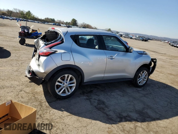 2017 Nissan Juke SL with VIN JN8AF5MR1HT706076, listed as a Copart auction lot 49878825 with 97,575 mi miles and Salvage Title. Bid and sale history available at carsss.com. Image 3.