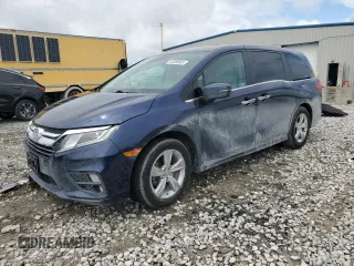 2019 Honda Odyssey EX-L z VIN 5FNRL6H75KB048861, wystawiony jako Copart lot #55358965 z przebiegiem 108 715 mil mil oraz Szkoda całkowita • Salvage title. Historia ofert i sprzedaży dostępna na DreamBid. Obrazek 1.
