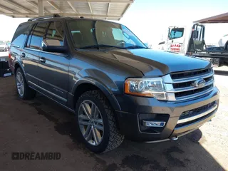 2017 Ford Expedition Platinum with VIN 1FMJU1MT5HEA25988, listed as a IAAI auction lot 42577390 with 185,037 mi miles and . Bid and sale history available at DreamBid. Image 1.