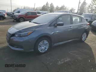 2024 Nissan LEAF S z VIN 1N4AZ1BV9RC555118, wystawiony jako Copart lot #87254434 z przebiegiem 2 104 mil mil oraz Szkoda całkowita • Salvage title. Historia ofert i sprzedaży dostępna na DreamBid. Obrazek 1.