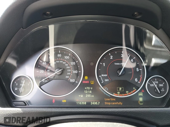 2014 BMW 3 Series 328d with VIN WBA3D3C5XEF099499, listed as a Copart auction lot 60522055 with 116,398 mi miles and Salvage title. Bid and sale history available at DreamBid. Image 9.