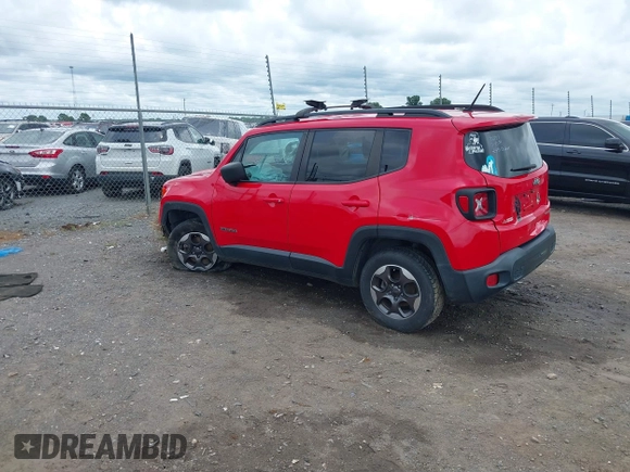 2016 Jeep Renegade Sport with VIN ZACCJAAT3GPE37763, listed as a IAAI auction lot 39932800 with 135,820 mi miles and . Bid and sale history available at carsss.com. Image 3.